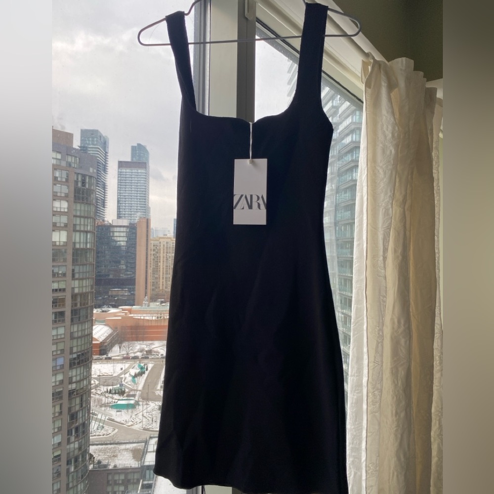 Zara black minidress